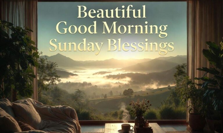 Beautiful Good Morning Sunday Blessings: 107+ Inspiring Wishes, Prayers & Quotes