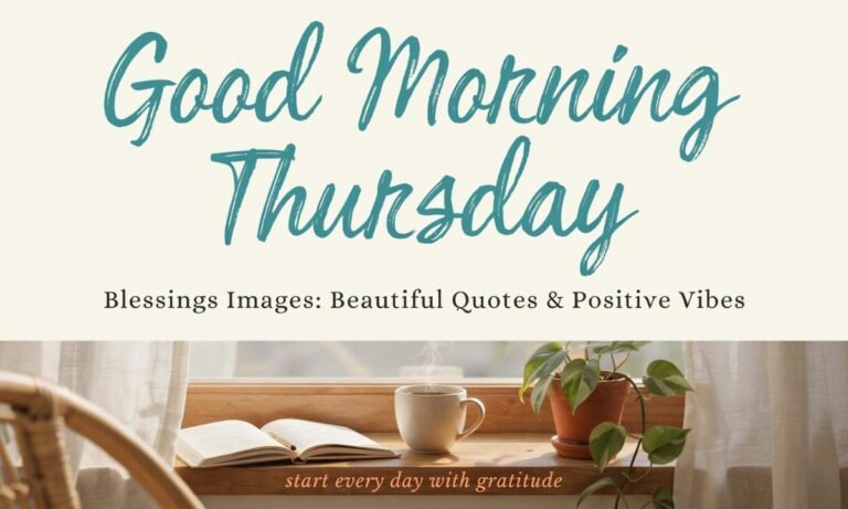 Good Morning Thursday Blessings Images