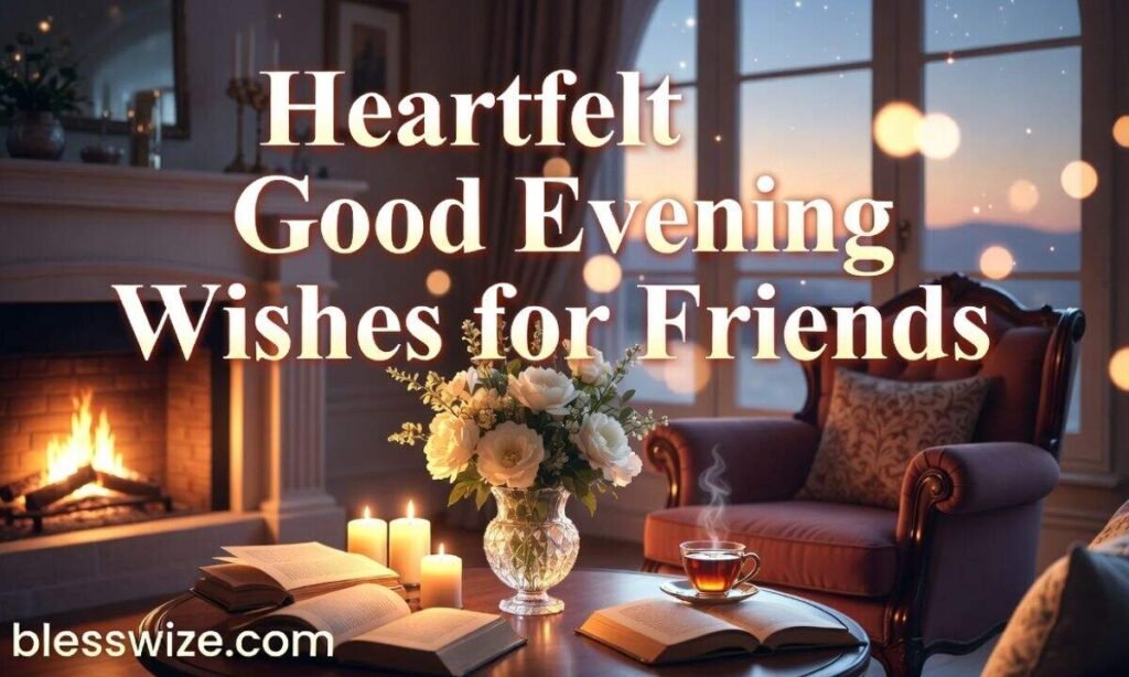 Heartfelt Good Evening Wishes for Friends