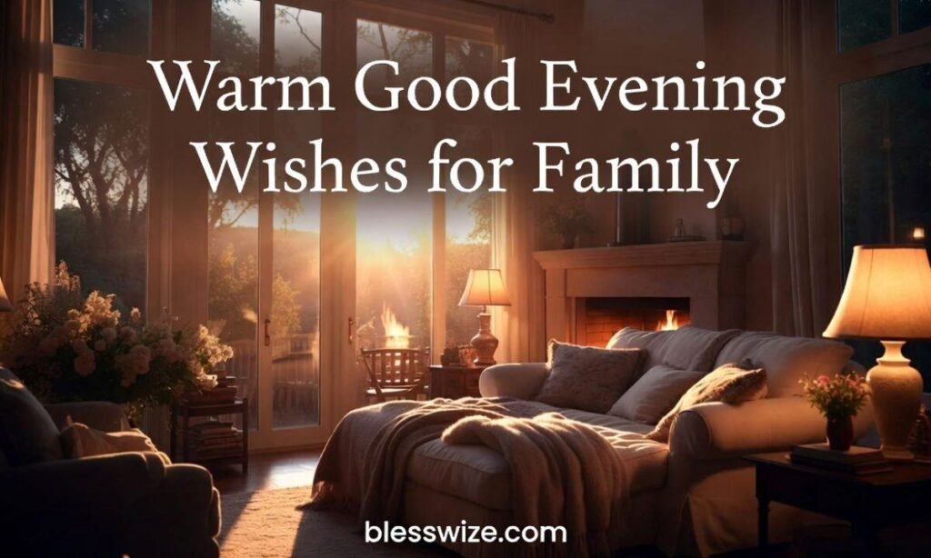 Warm Good Evening Wishes for Family