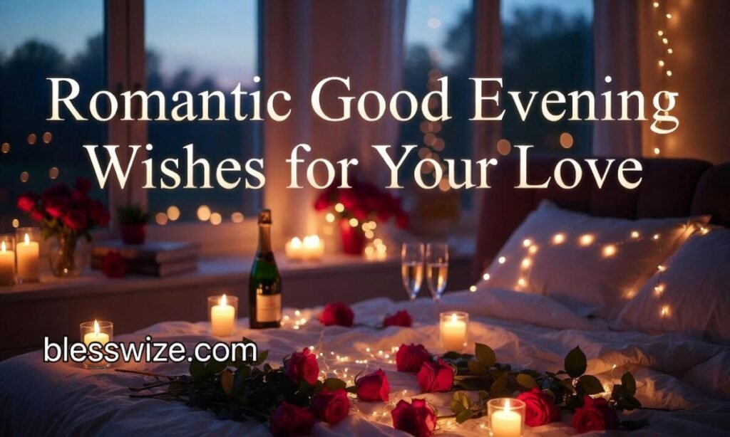 Romantic Good Evening Wishes for Your Love