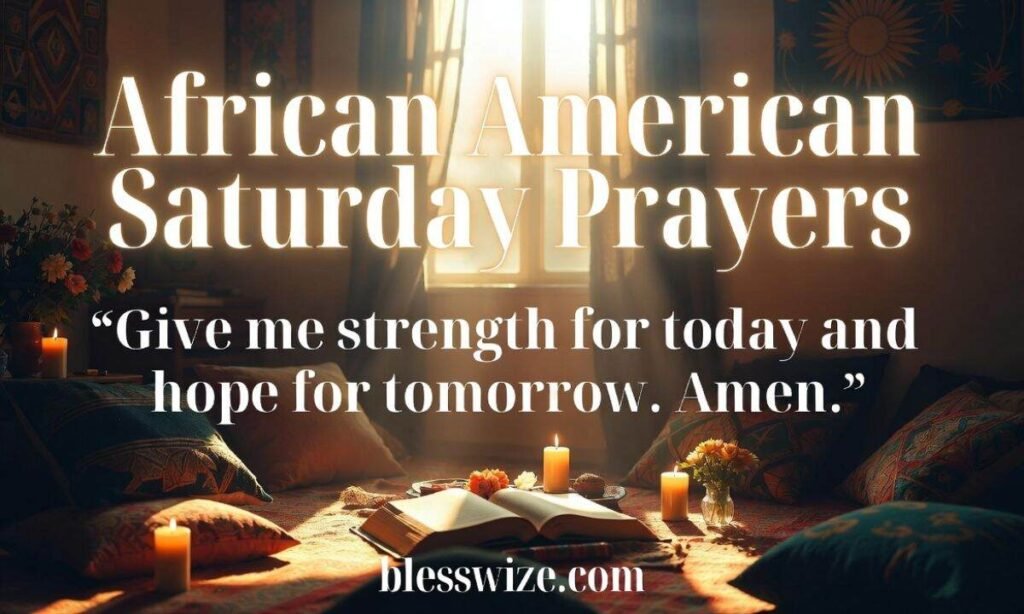 African American Saturday Prayers