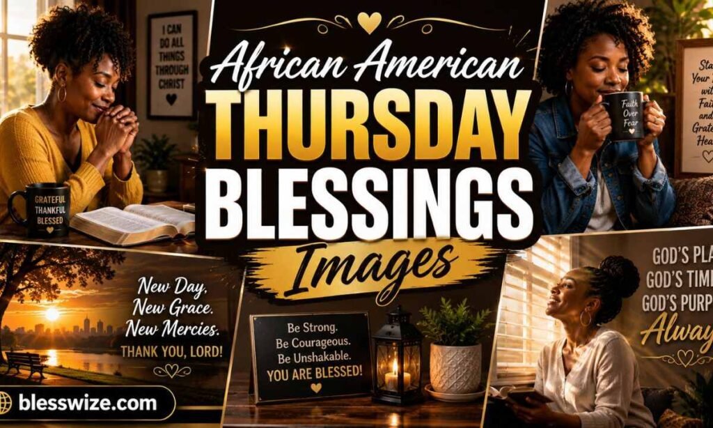African American Thursday Blessings Images