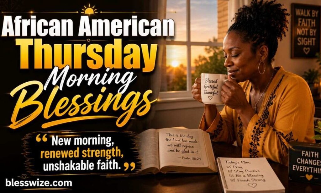 African American Thursday Morning Blessings