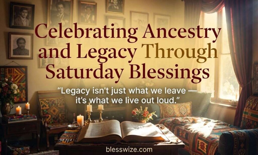 Celebrating Ancestry and Legacy Through Saturday Blessings