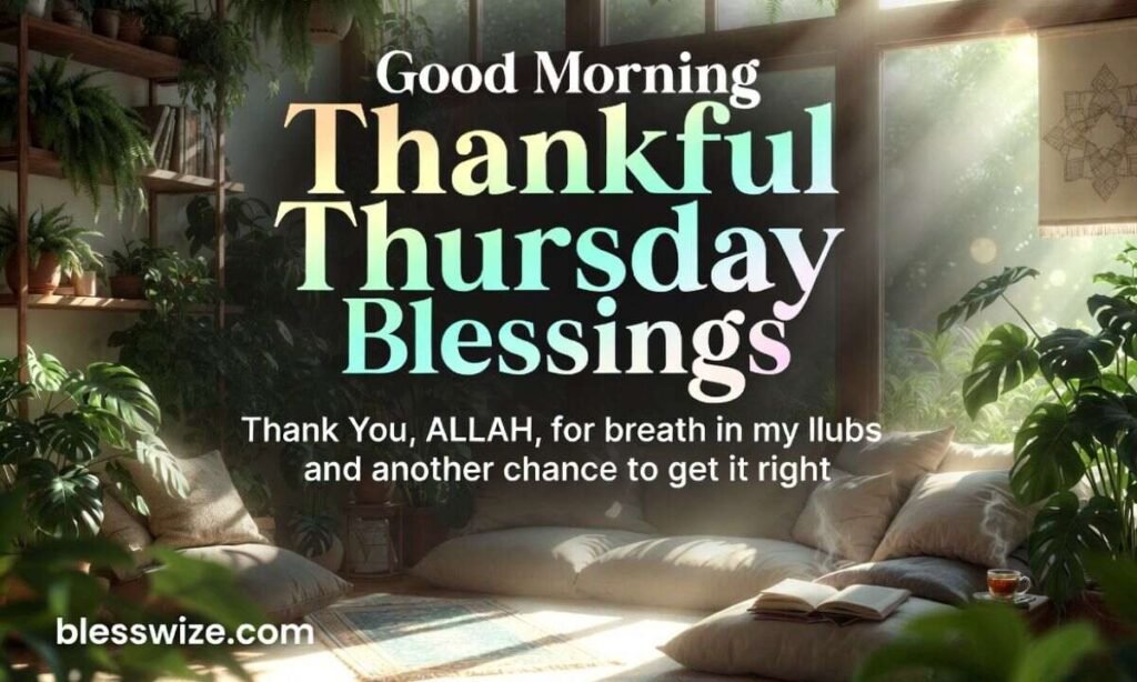 Good Morning Thankful Thursday Blessings