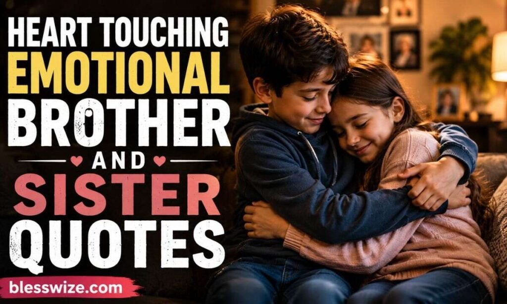 Heart Touching Emotional Brother and Sister Quotes