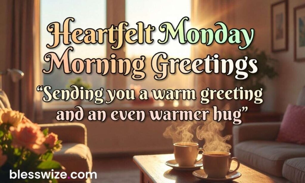 Heartfelt Monday Morning Greetings