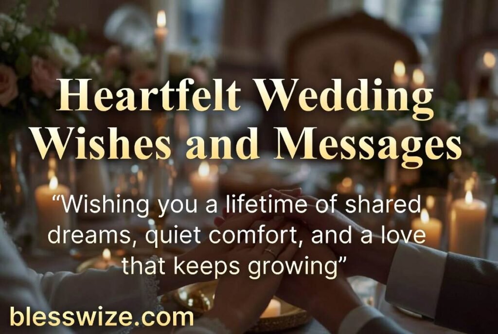 Heartfelt Wedding Wishes and Messages