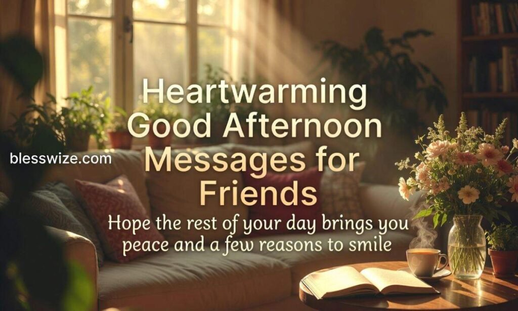 Heartwarming Good Afternoon Messages for Friends