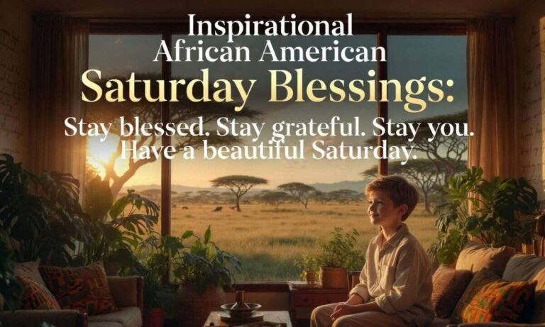 Inspirational African American Saturday Blessings
