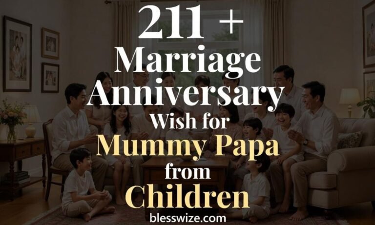 Marriage Anniversary Wish for Mummy Papa from Children