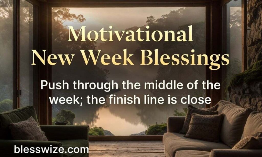 Motivational New Week Blessings