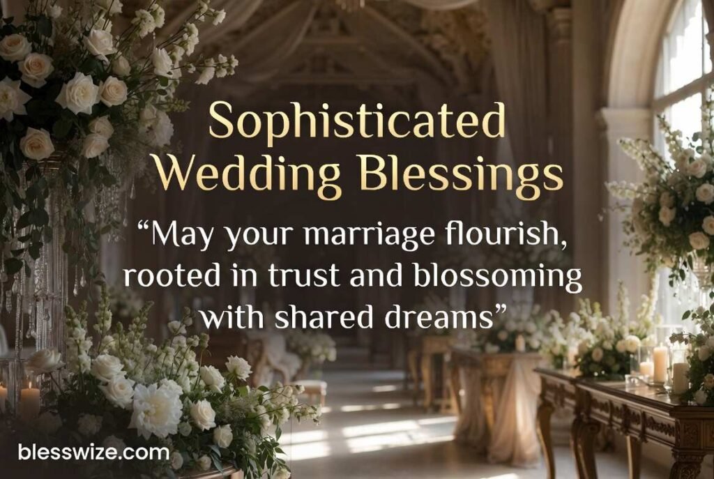 Sophisticated Wedding Blessings