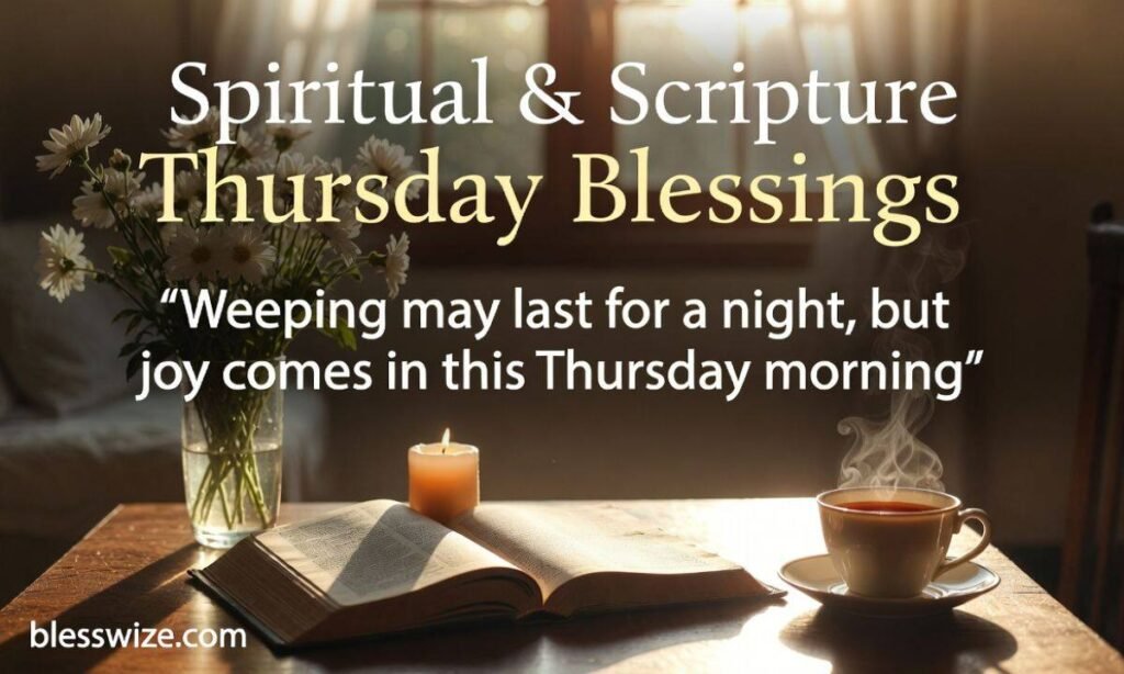 Spiritual & Scripture Thursday Blessings