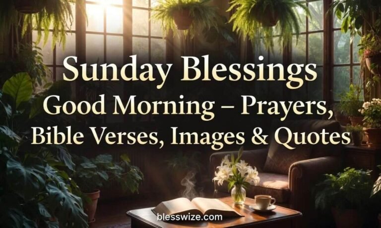 Sunday Blessings Good Morning – Prayers, Bible Verses