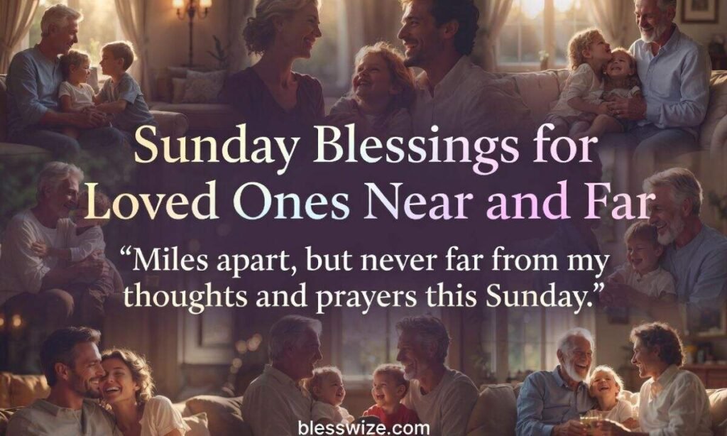 Sunday Blessings for Loved Ones Near and Far