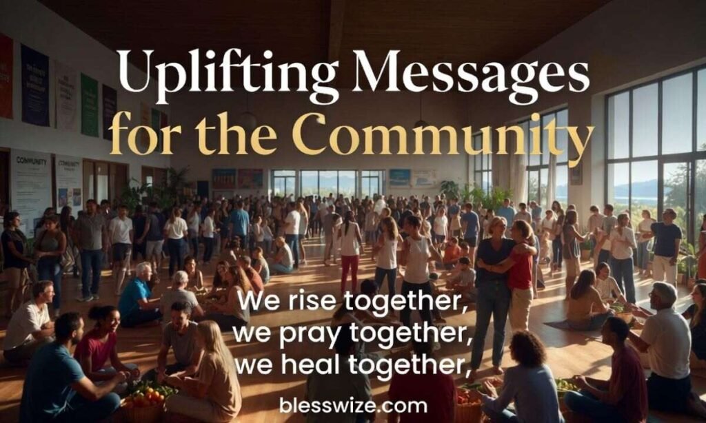Uplifting Messages for the Community