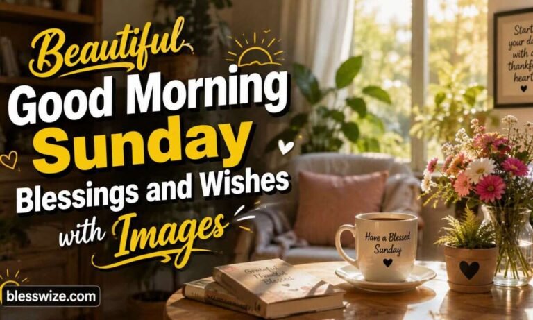 Beautiful Good Morning Sunday Blessings and Wishes with Images