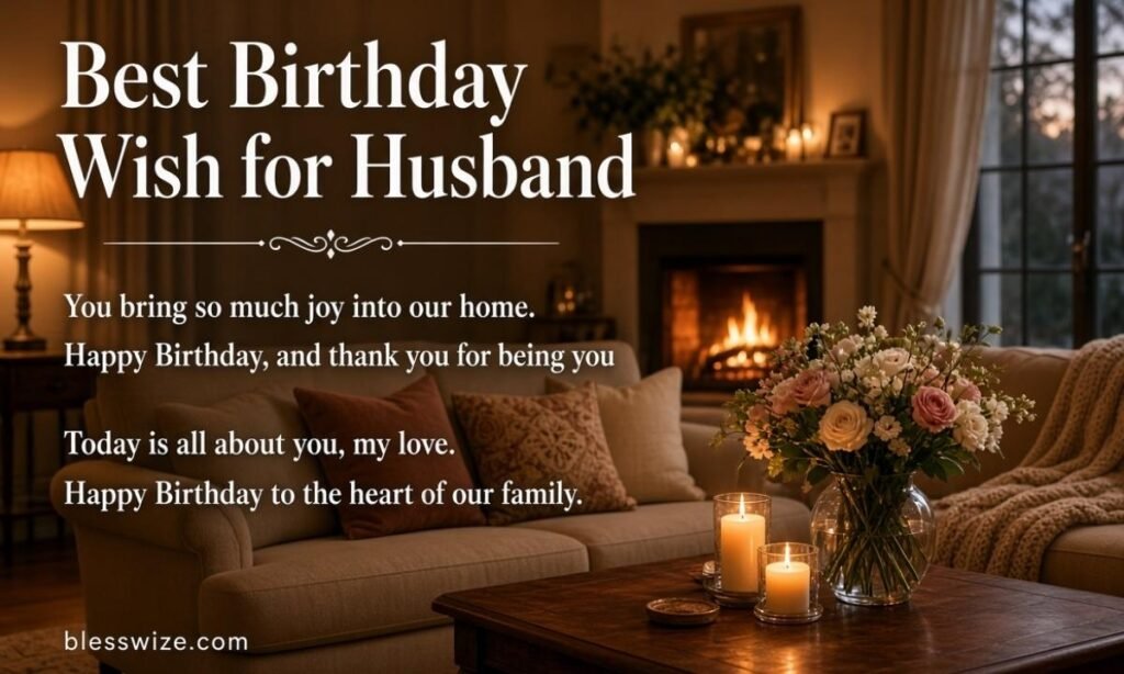 Best Birthday Wish for Husband