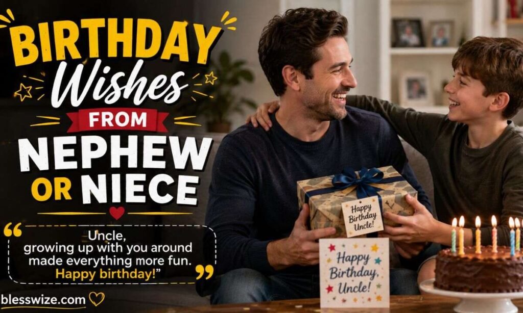 Birthday Wishes from Nephew or Niece