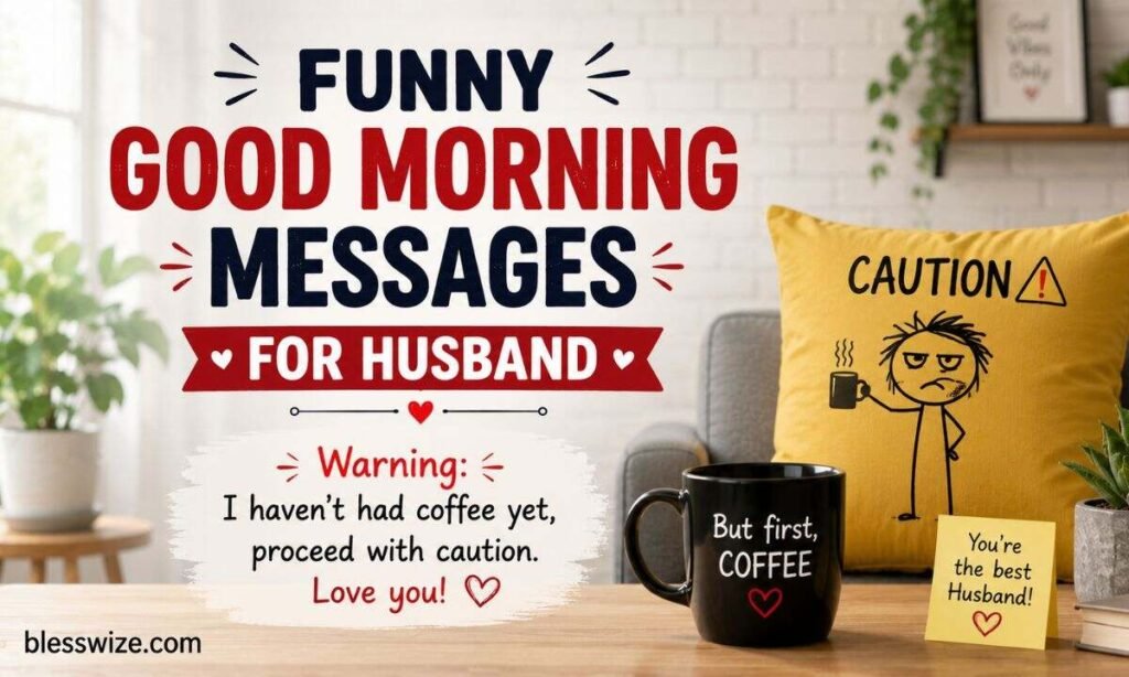 Funny Good Morning Messages For Husband