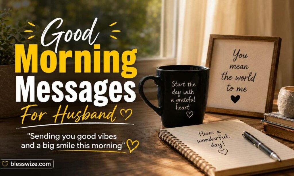 Good Morning Messages For Husband