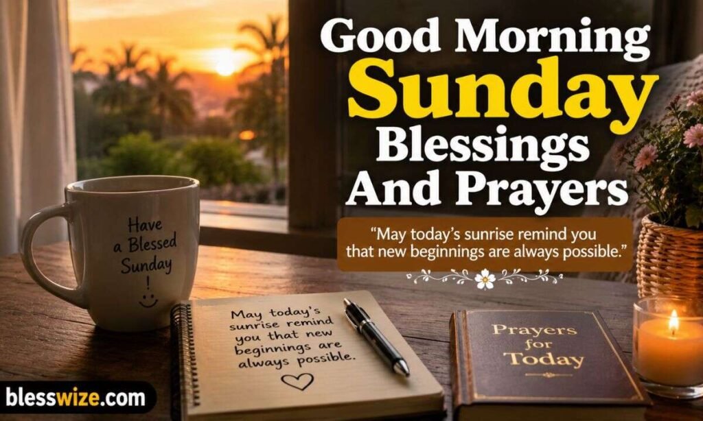 Good Morning Sunday Blessings And Prayers