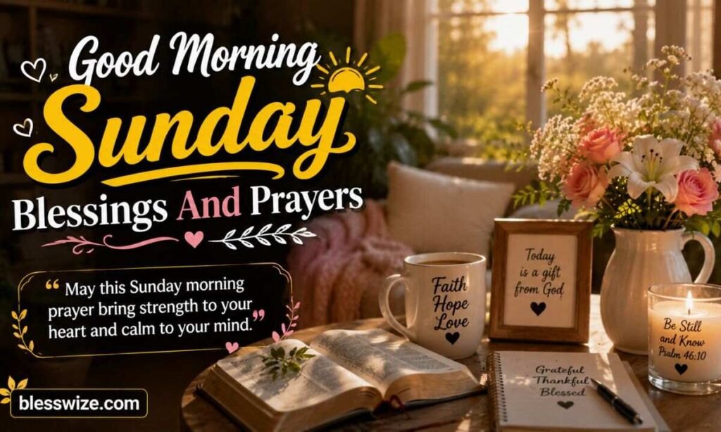 Good Morning Sunday Blessings And Prayers