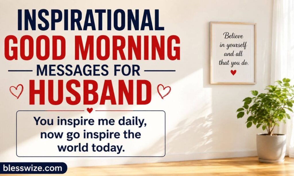 Inspirational Good Morning Messages For Husband