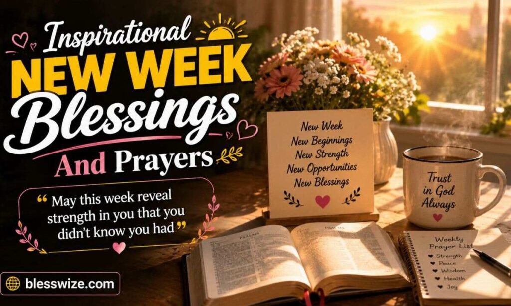 Inspirational New Week Blessings And Prayers