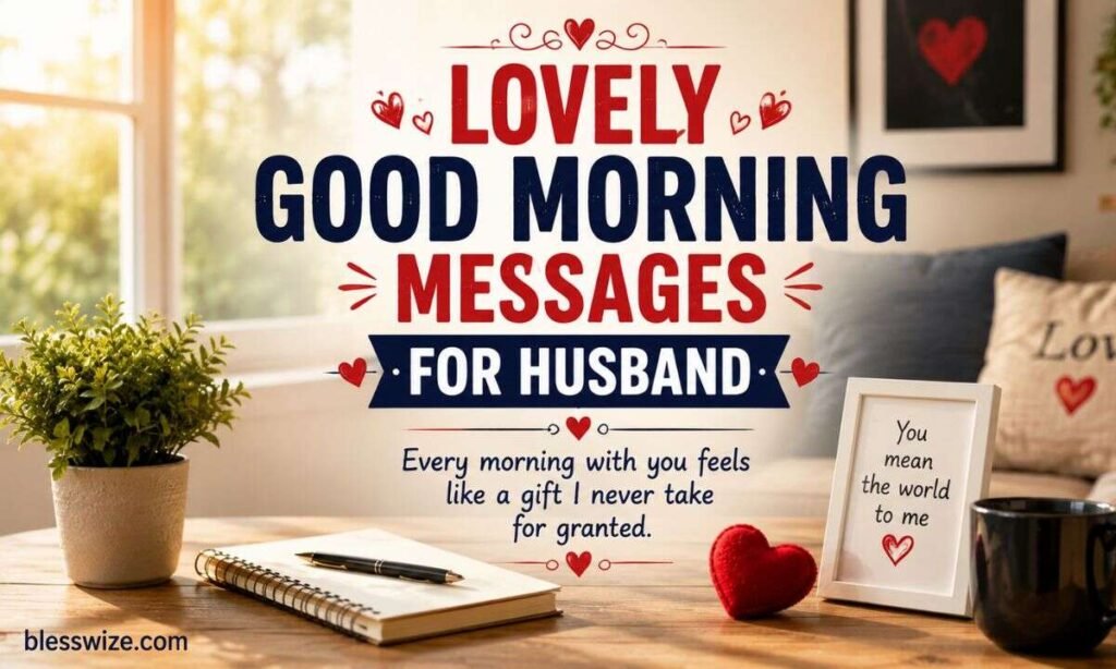 Lovely Good Morning Messages For Husband