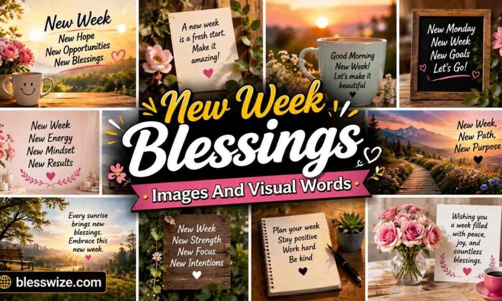 New Week Blessings Images And Visual Words