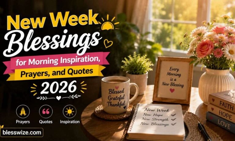 New Week Blessings for Morning Inspiration, Prayers, and Quotes