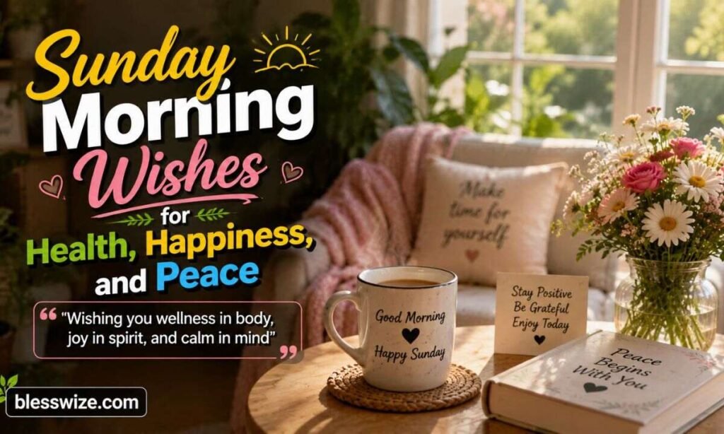 Sunday Morning Wishes for Health, Happiness, and Peace