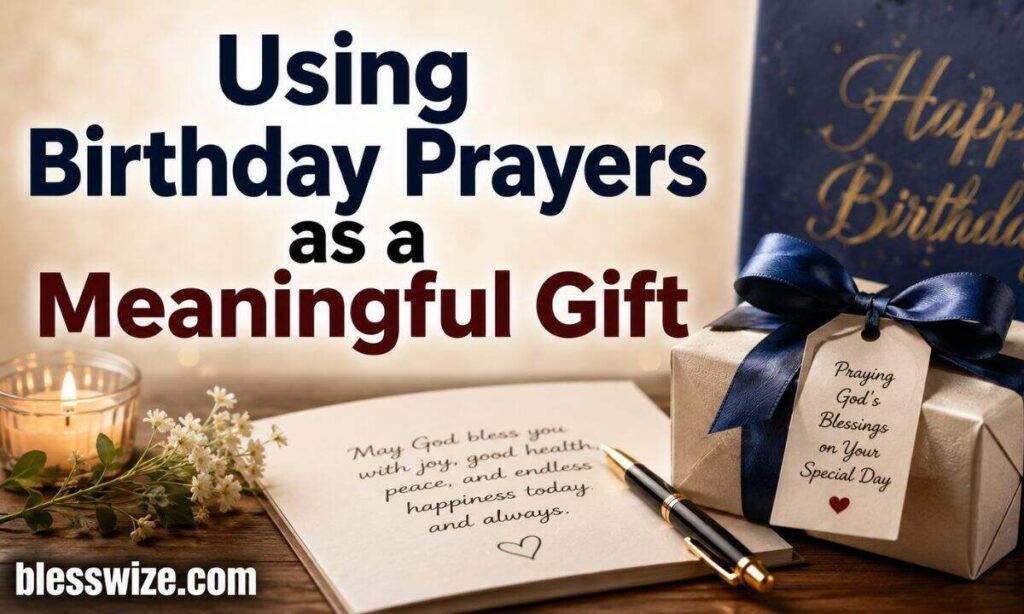 Using Birthday Prayers as a Meaningful Gift