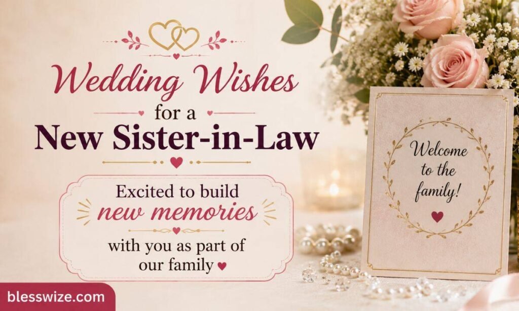 Wedding Wishes for a New Sister-in-Law