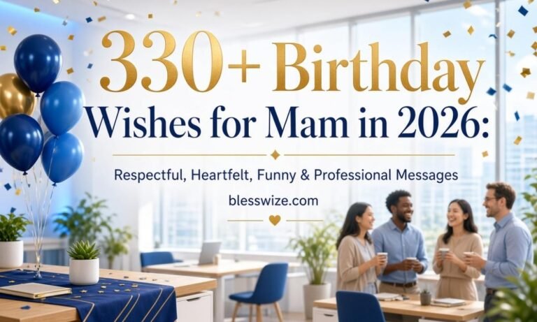 Birthday Wishes for Mam in 2026