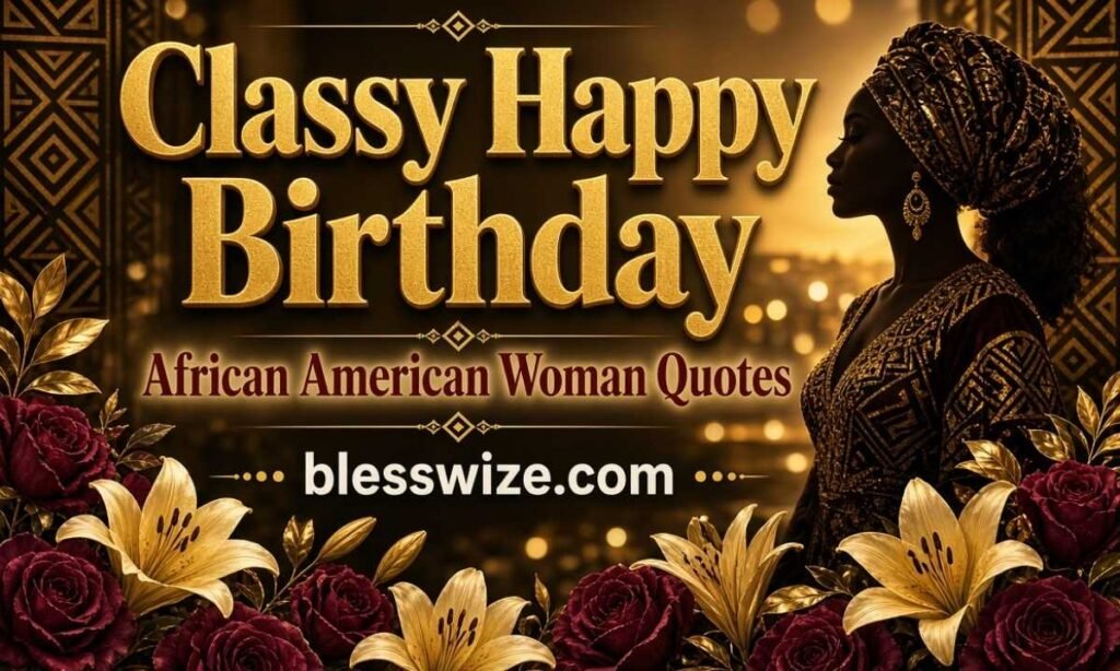 Classy Happy Birthday African American Woman Quotes
