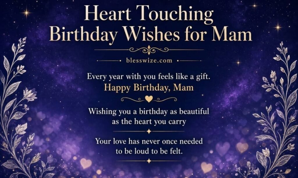 Heart Touching Birthday Wishes for Mam