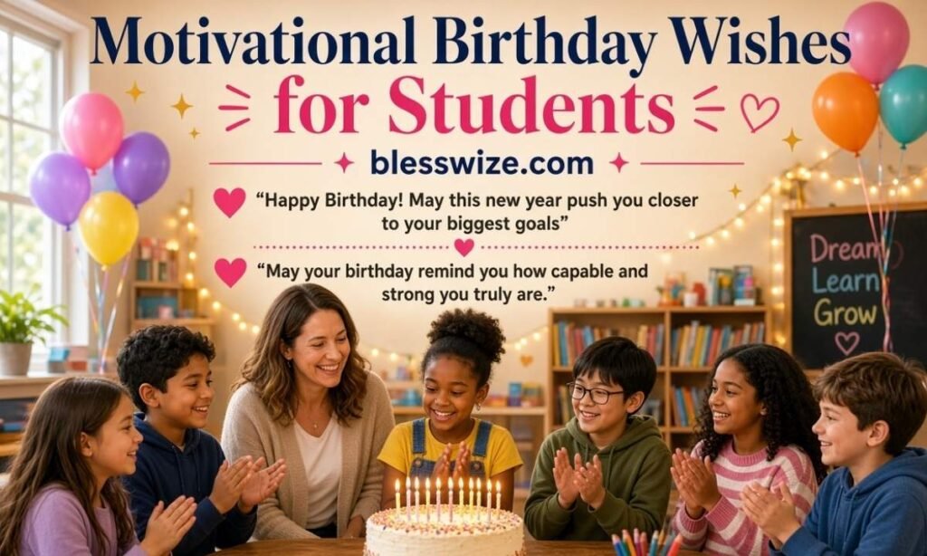 Motivational Birthday Wishes for Students
