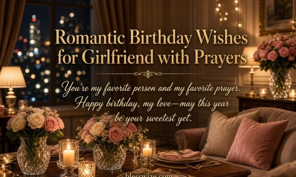 Romantic Birthday Wishes for Girlfriend with Prayers